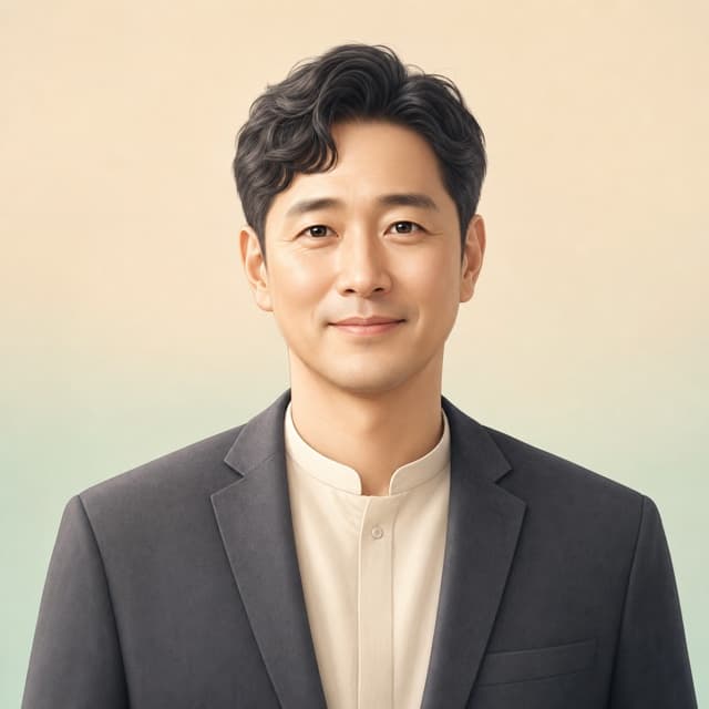 40대 남성 / 목회자 익명 사례 일러스트