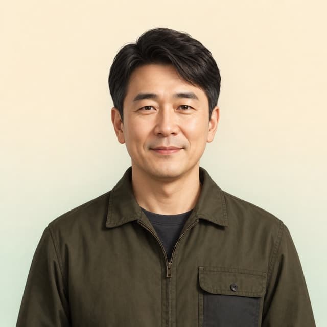 40대 남성 / 소매업 익명 사례 일러스트