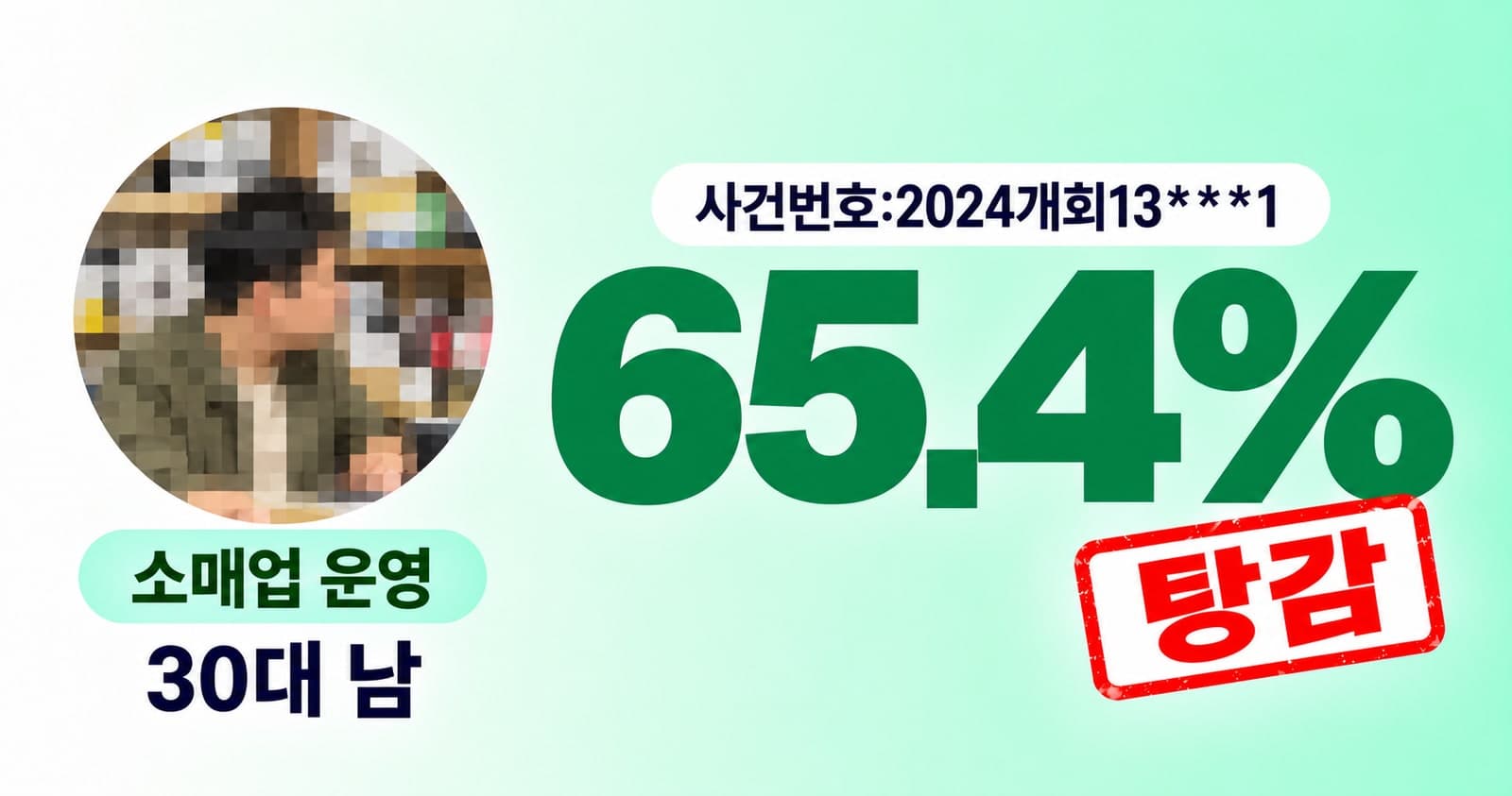 30대 소매업 자영업자 개인회생 인가 성공사례
