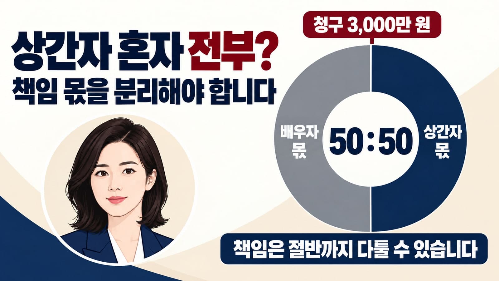 상간자 위자료 소송 방어 전략: 이혼 배우자 위자료 0원일 때 청구액 반으로 줄이는 법