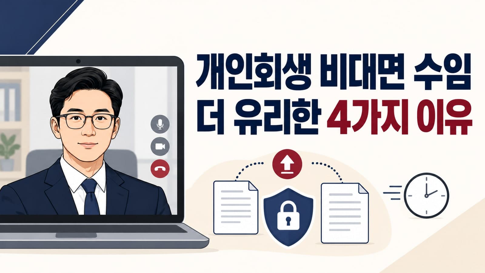 다주택자·사업자 개인회생, 비대면 수임이 대면 상담보다 확실히 유리한 4가지 현실적 이유