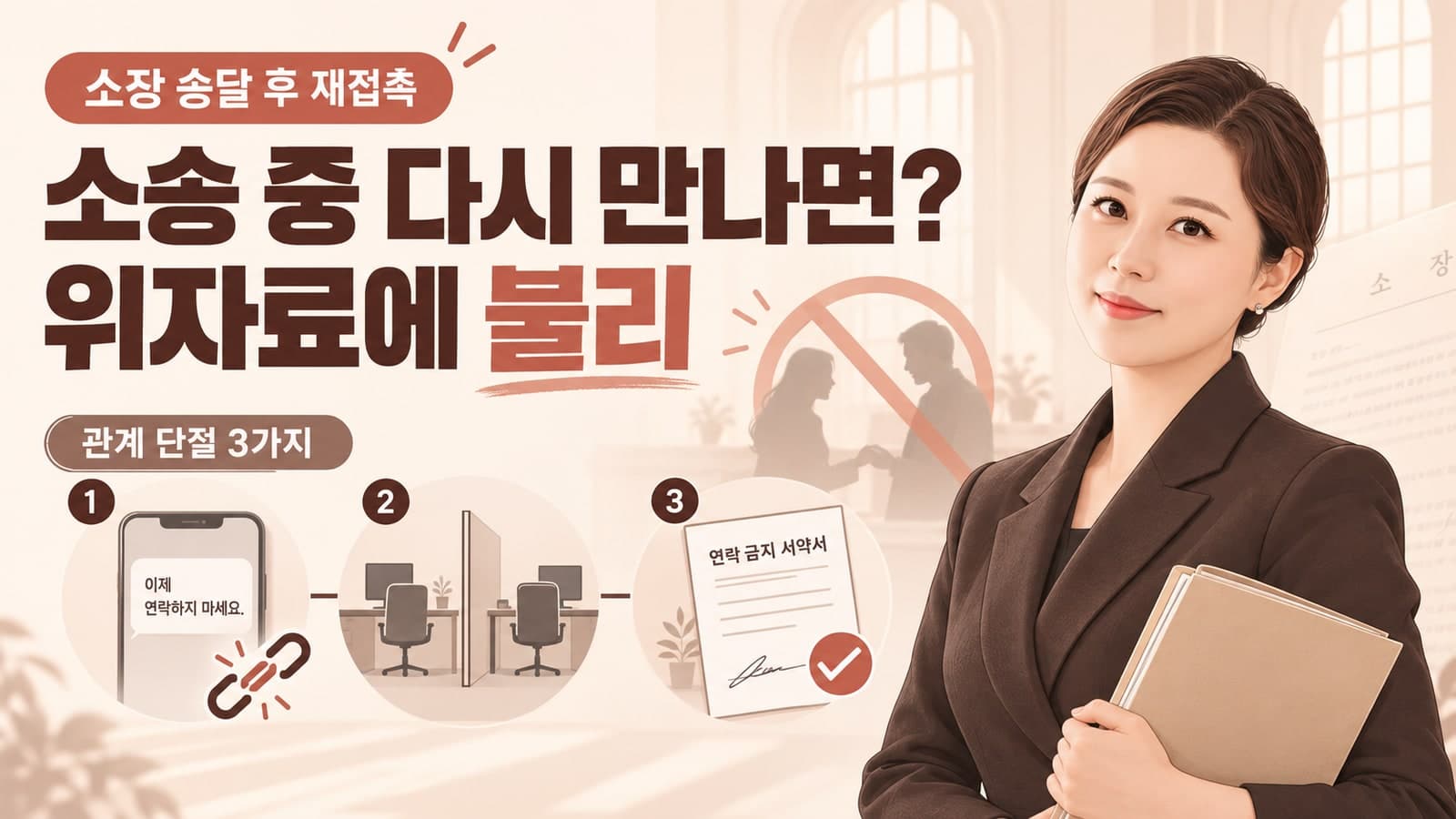 상간소송 중 다시 만나면 위자료가 늘어날까? 관계 단절 입증법 3가지