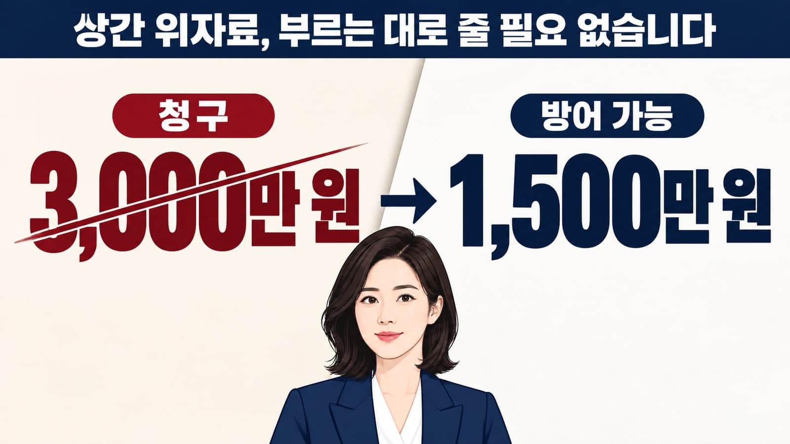 이혼 상간 소송 위자료 3000만원 감액 기준과 구상금 청구 방법
