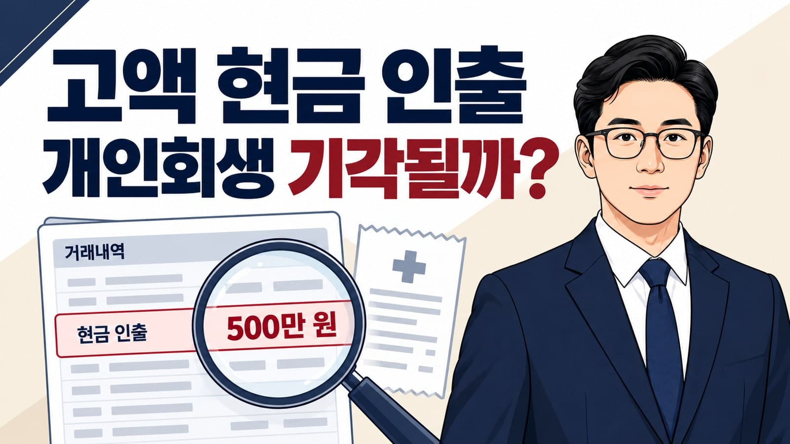 개인회생 직전 고액 현금 인출... 기각 사유일까? (현금 지출 완벽 소명법)