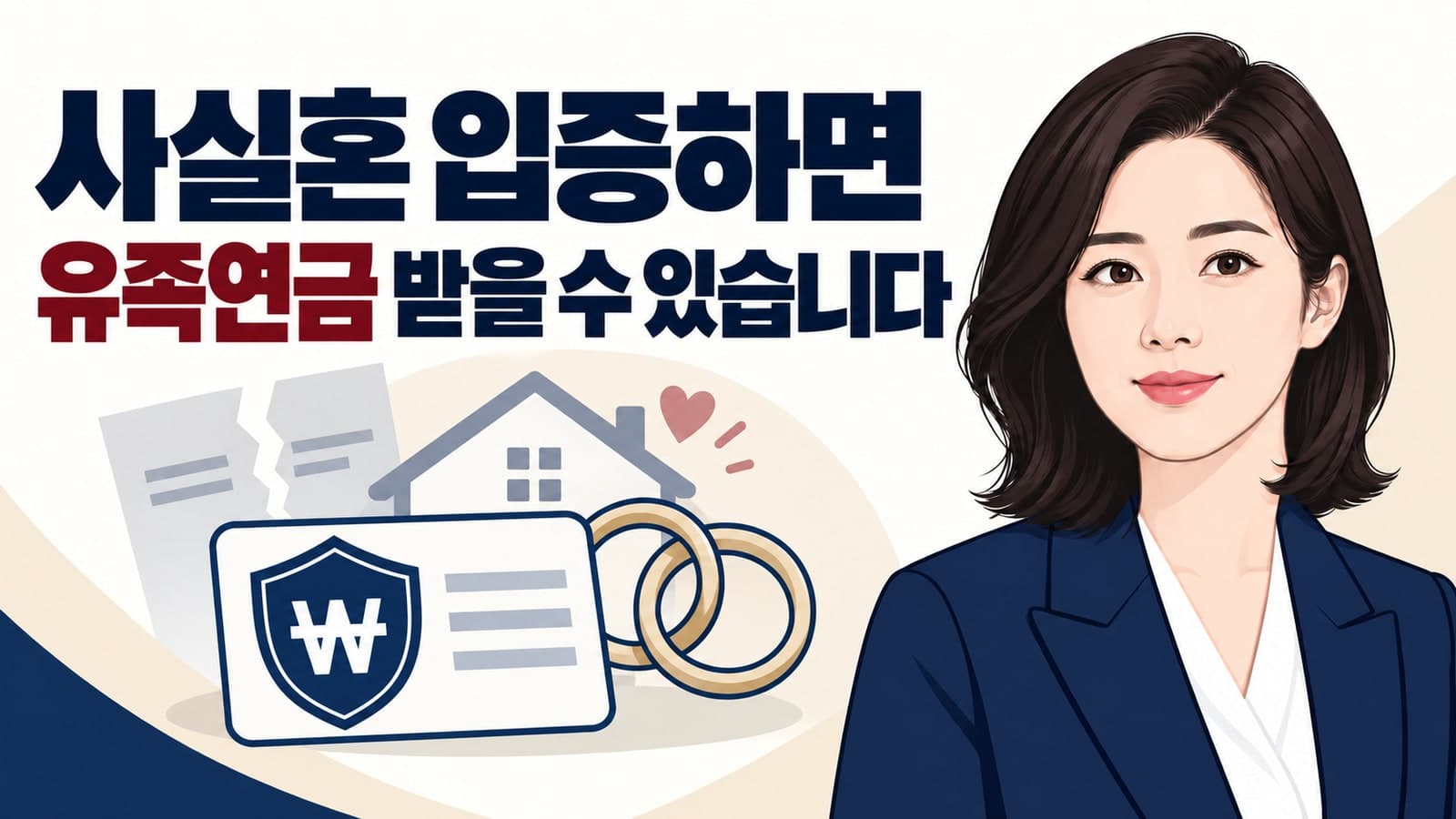 유족연금 사실혼 입증 | 서류상 이혼 후 사별, 사실혼관계존재확인 소송으로 연금 받은 성공 사례