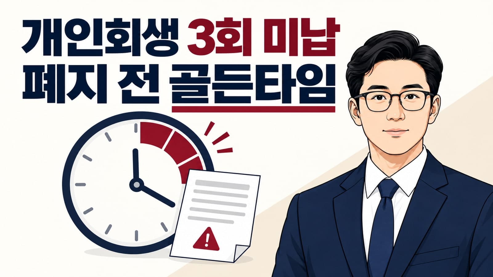 개인회생 미납 폐지 기준과 부활 절차: 3회 연체 전 막아내는 골든타임 대처법