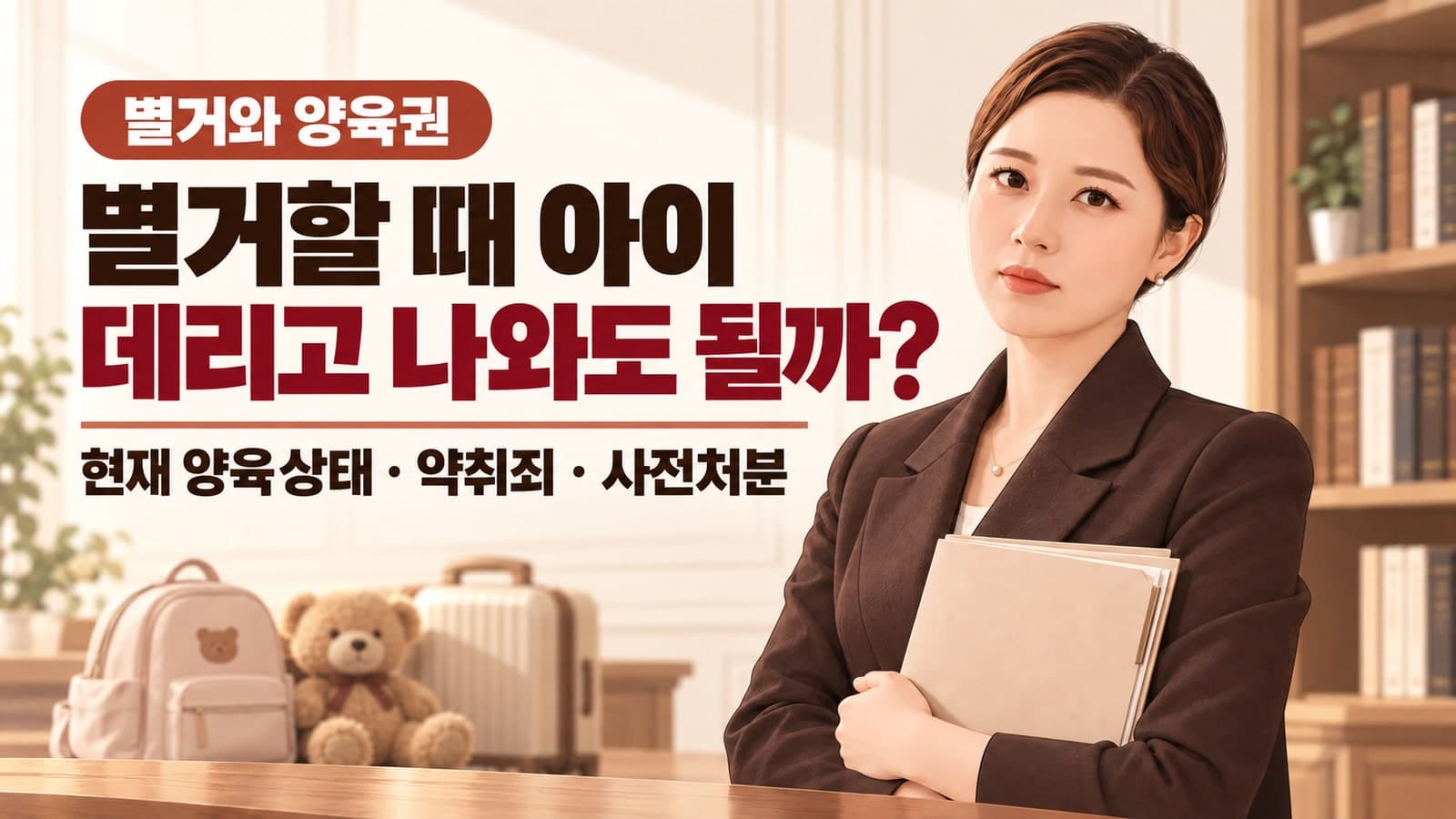 양육권, 별거할 때 아이를 먼저 데리고 나오면 유리할까?