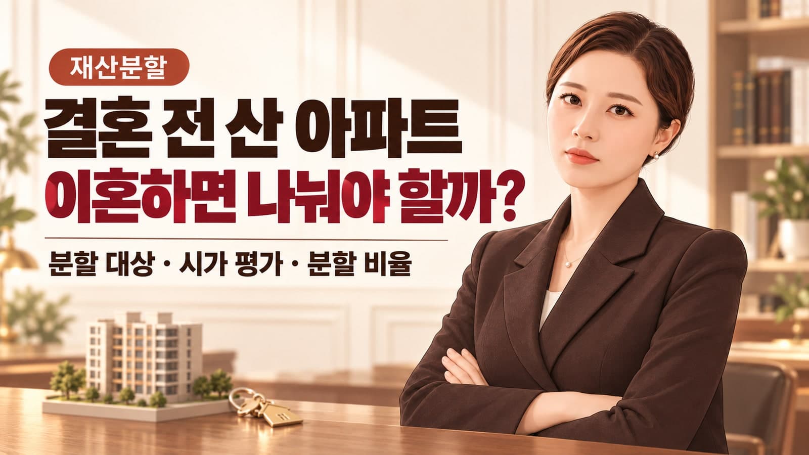 이혼 재산분할, 결혼 전에 산 아파트도 나눠야 할까?